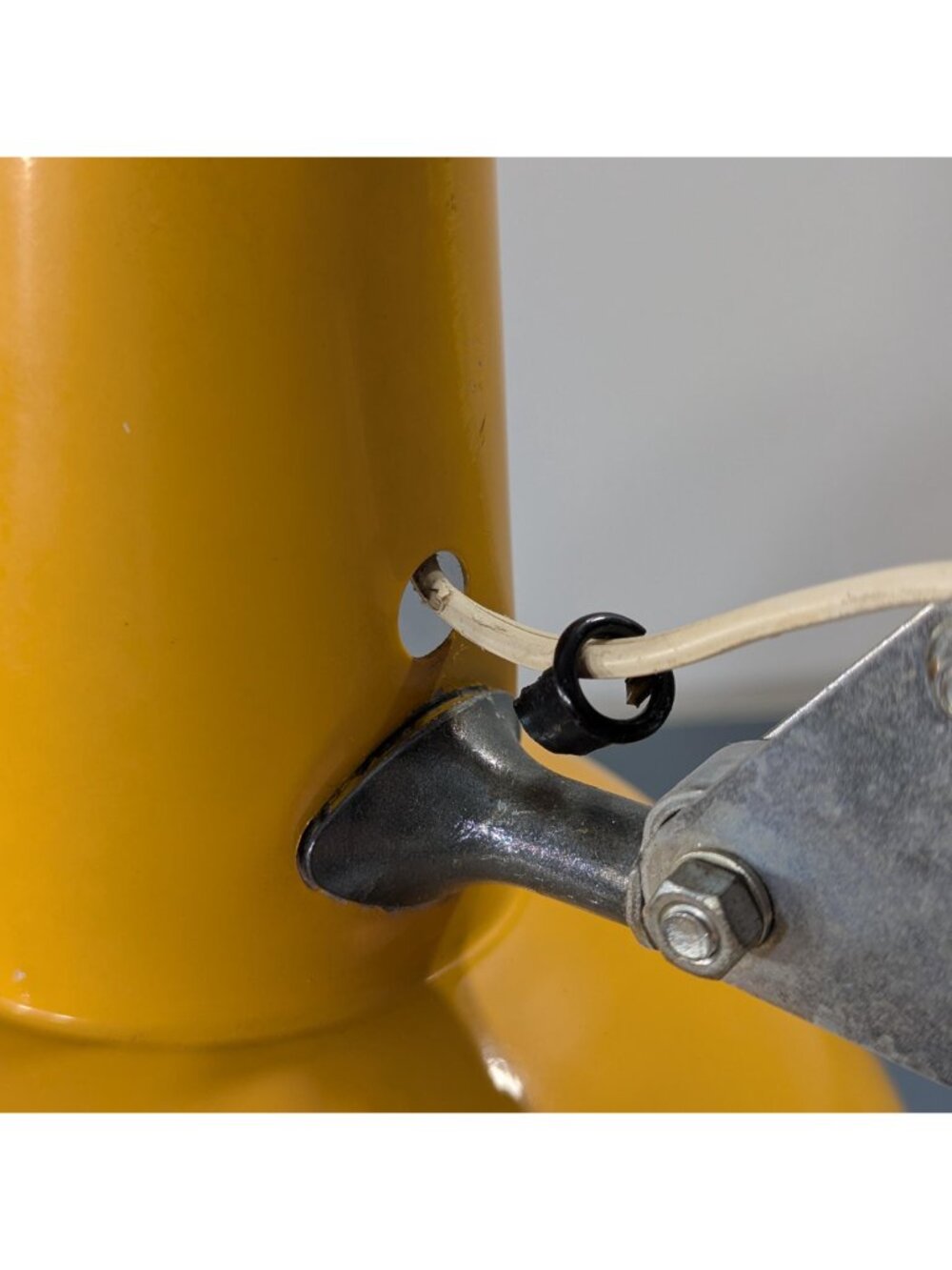 Vintage LUXO Yellow Articulated Desk Task lamp with Edge Clamp, Industrial MCM - Picture 6 of 15